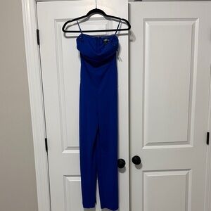 Chic Royal Blue Women's Jumpsuit